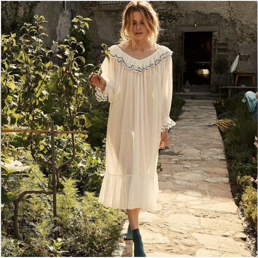 Solaris Original DOEN dress nightgown dress XS Salt